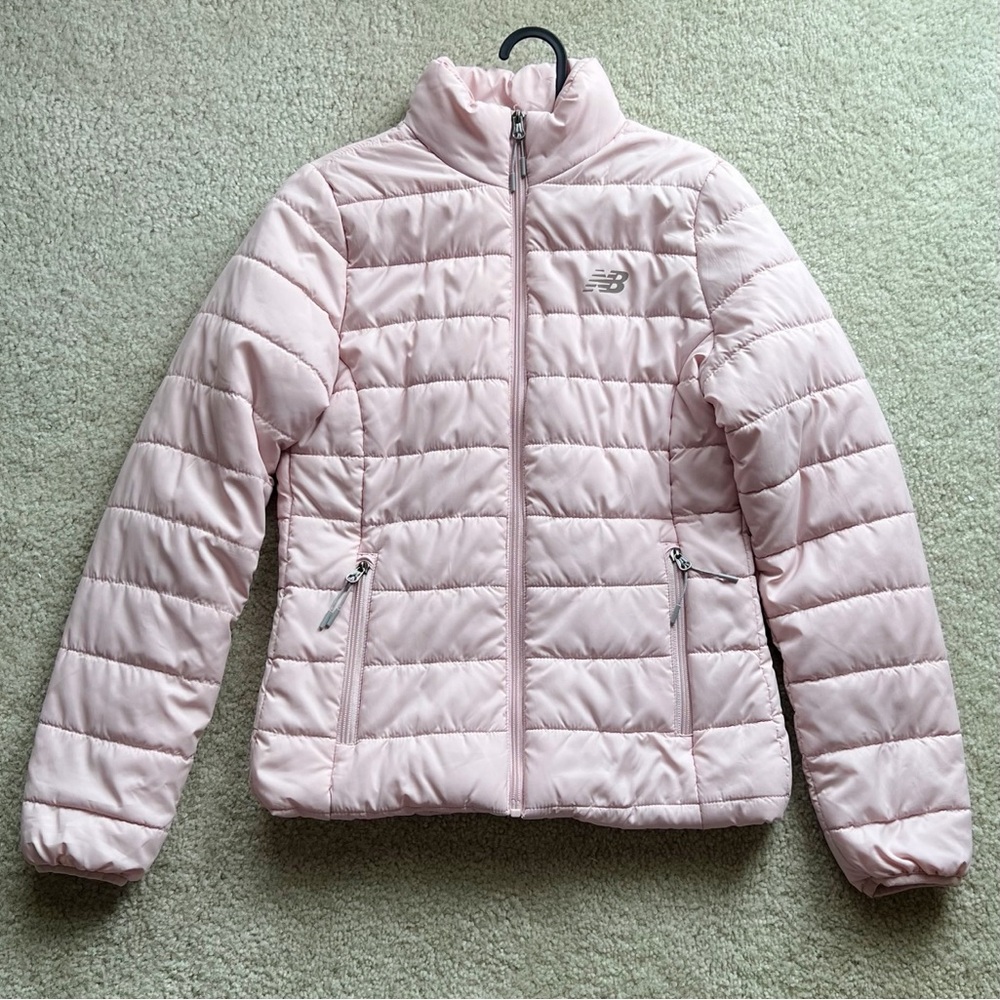 New Balance S Women’s Light Pink Quilted Jacket